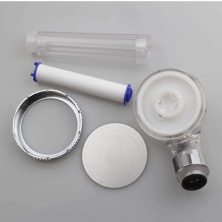 Three Spray Setting Handheld Bathroom Sprayer Filter Sediment Shower