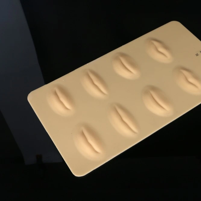 

Permanent Makeup No Lip Wrinkles Silicone 3D Skin for Lips Tattoo Practice, Complexion