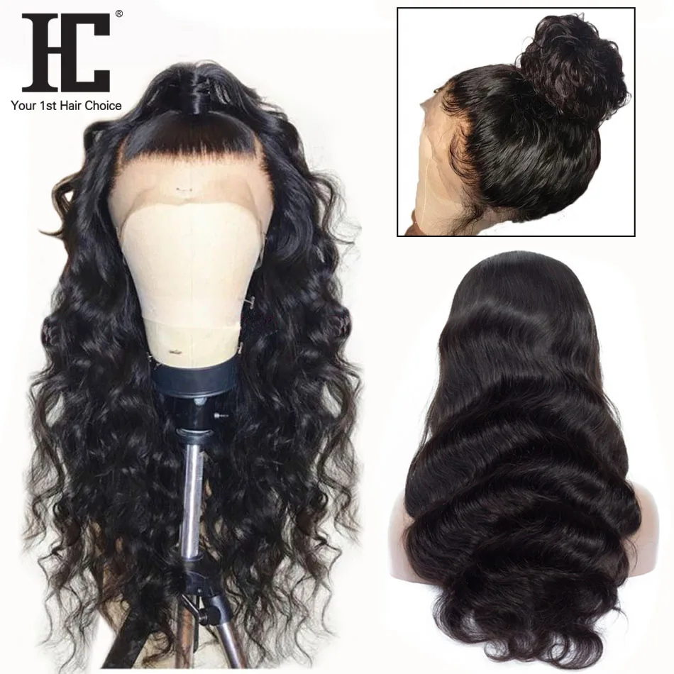 

360 Lace Frontal Wig Pre Plucked With Baby Hair Brazilian Body Wave Human Hair Wigs Remy Hair Lace Front Wigs