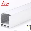 high power flexibly installed alu led profile led ceiling light for double row led strip
