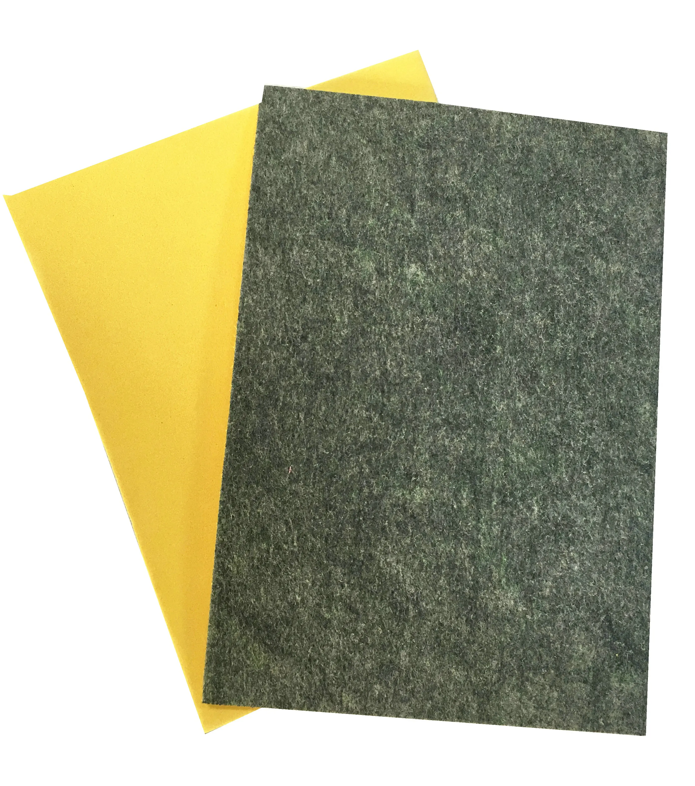 
China shoe material factory making non woven insole board with yellow EVA foam 