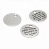 Sometimes I just look up smile and say I know that was you disc charm stainless steel Memorial charm pendant 20mm