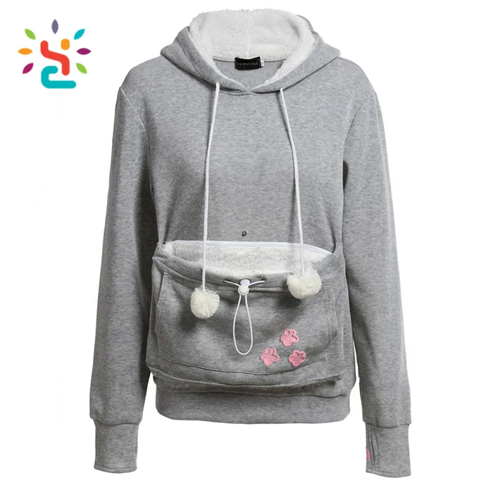 

Fashion hoody with balls girls cute hoodies plain own custom logo wholesale hoodies