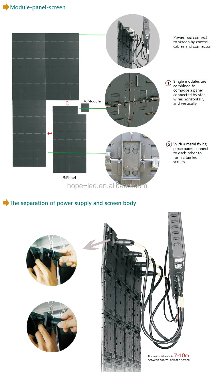 Outdoor & Indoor P10 P8 P6 P5 P4 P3 Novastar Wireless control flexible led module G-energy Kinglight Wedding scene LED screen