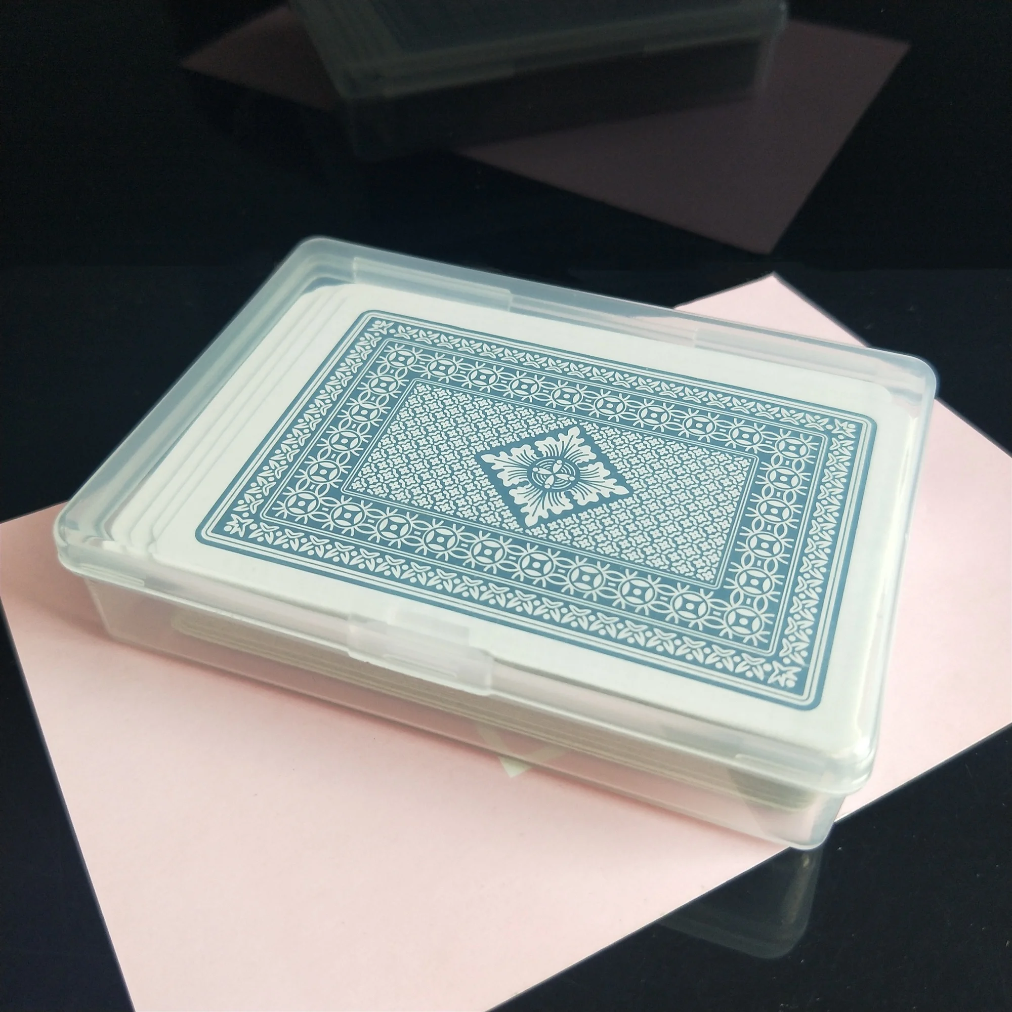 

High Quality Playing Card Plastic Container Playing Card Case Box, Customized