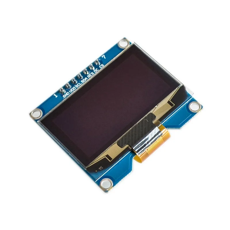 1.54inch OLED 128x64 I2C Display Module, 7pin PCB board