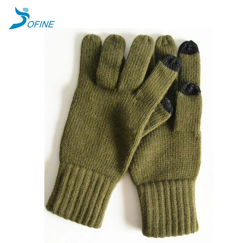 custom wool gloves