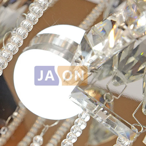 
LED Nordic Stainless Steel Crystal Round LED Lamp.LED Light.Ceiling Lights.LED Ceiling Light.Ceiling Lamp For Foyer 