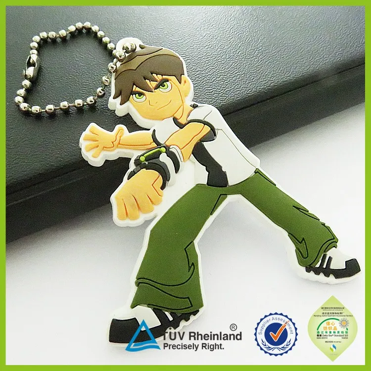 pvc-rubber -silicone -keychain -keyring 5