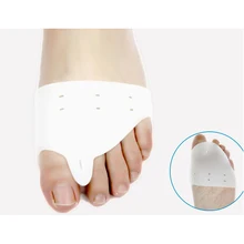 2 pcs = 1 par de polegar bicíclico ortopédicos pé de ouro aparelho para corrigir Toe Silicone diariamente osso grande hálux valgo