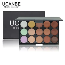 1 PCS Professional 15 Color Camouflage Facial Concealer Palettes Neutral Makeup Eyeshadow Cosmetic Drop Shipping