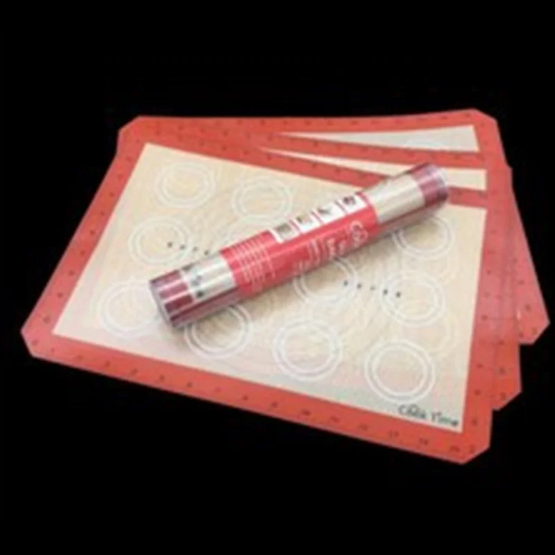 

Non-Stick Silicone Baking Liner and Pastry cookie Mat Set 400*60cm Pack 2, Pantone color