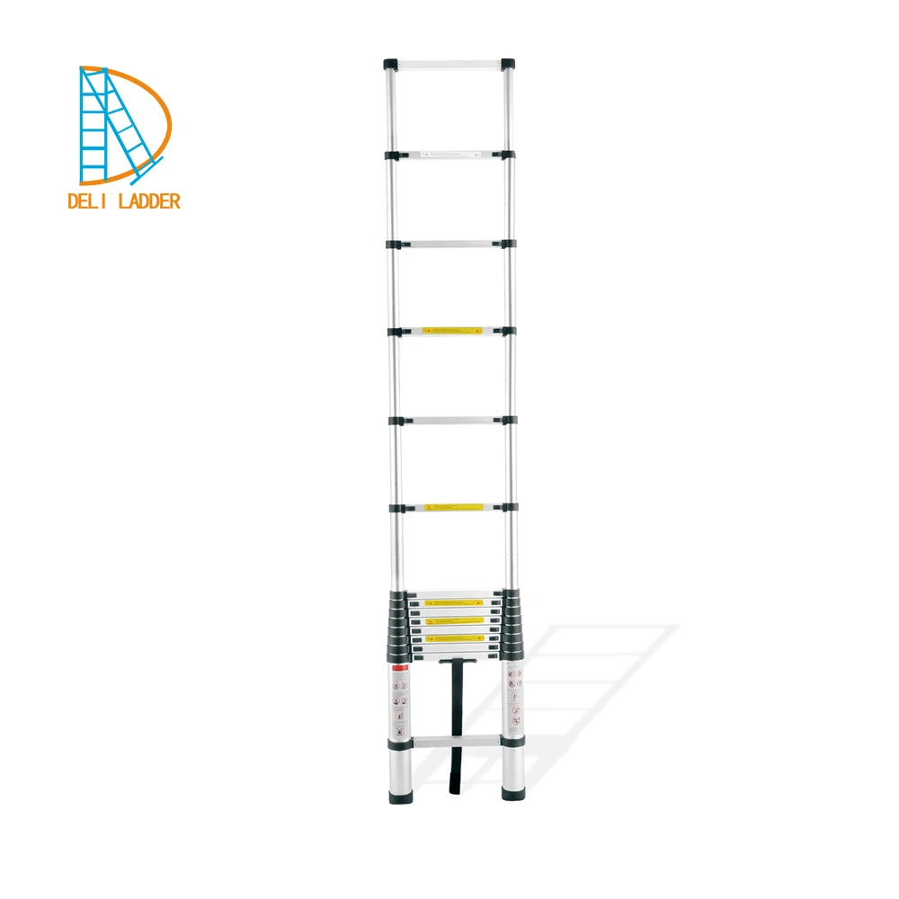 3.2m 3.8m Aluminum Telescopic Extension Ladder For Home Use - Buy ...