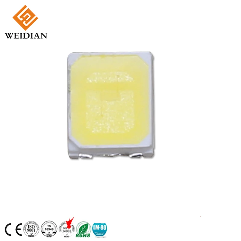factory price high lumens white 0.2w smd 2835 led with high bright