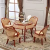 High Quality Living Room furniture Rattan Cane Coffee table And Chairs