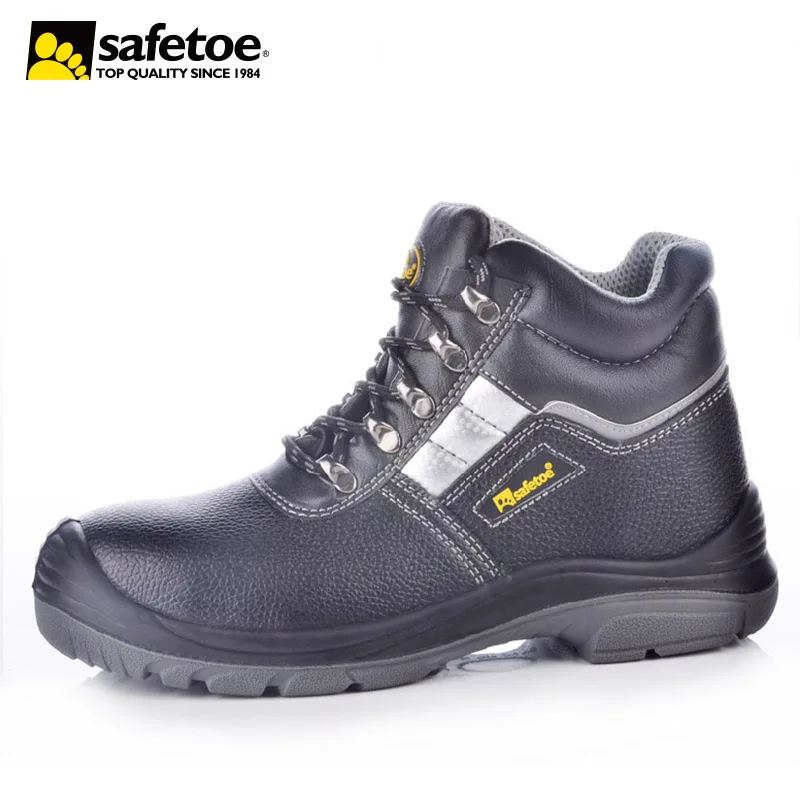 heeled safety boots