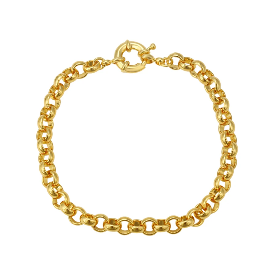 75014 xuping China wholesale simple 24k chain bracelet city gold jewellery online shopping