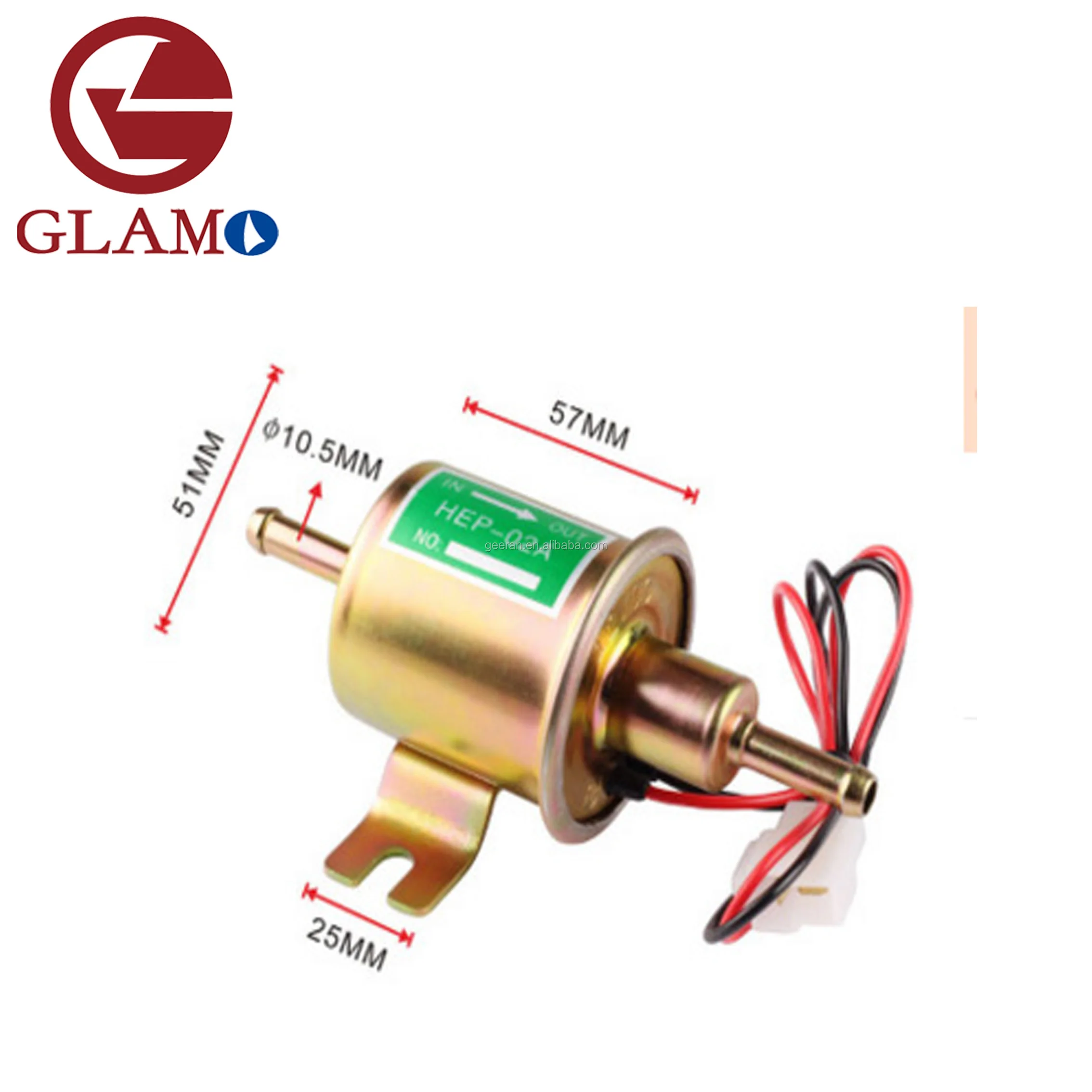 New Universal Low Pressure Hep02a 12v Electric Fuel Pump For Sale