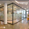 Office design partition systems single glass partition wall