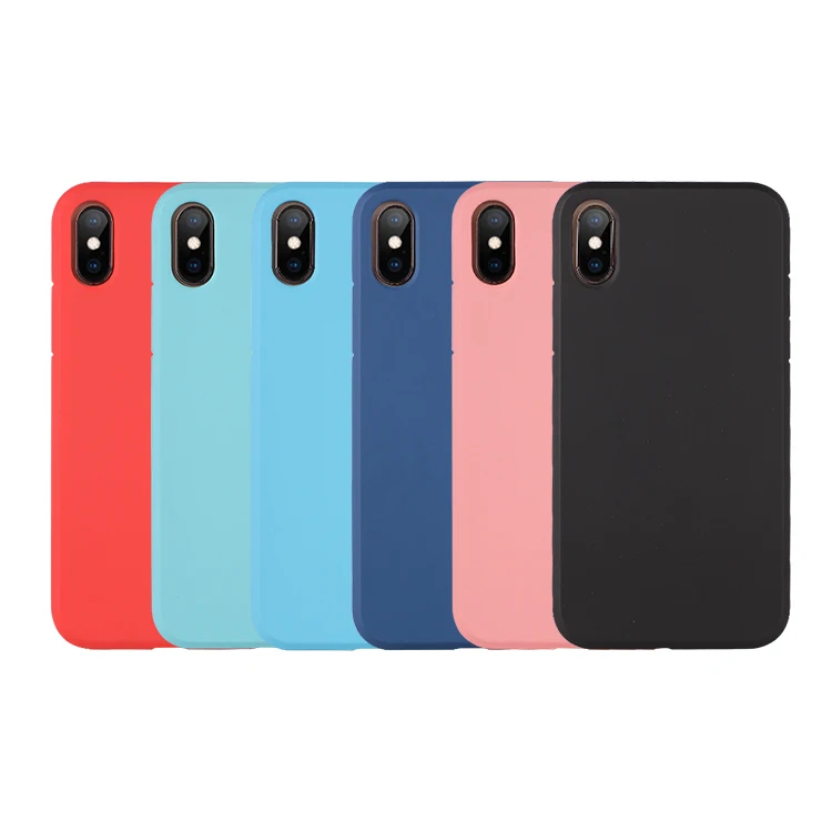 for iphone xs max case silicone oil coating shockproof phone case