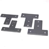 T shaped 90 degree chrome steel metal connecting brackets for wood angle bracket