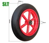 12" solid trolley wheels 12 inch solid rubber wheels for garden cart
