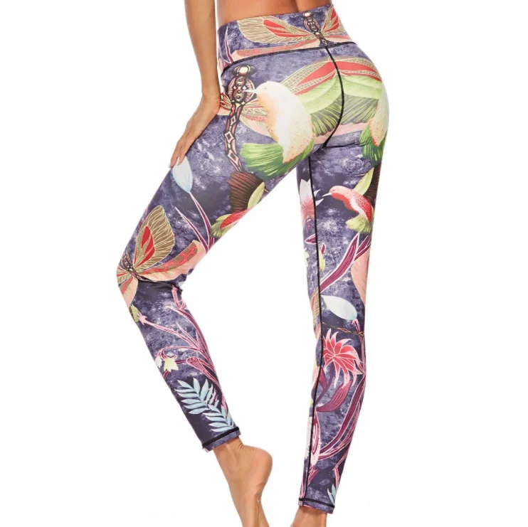 

2019 Hot Sale Oem Custom Fitness Leggings Plus Size Women Leopard Print Yoga Pants