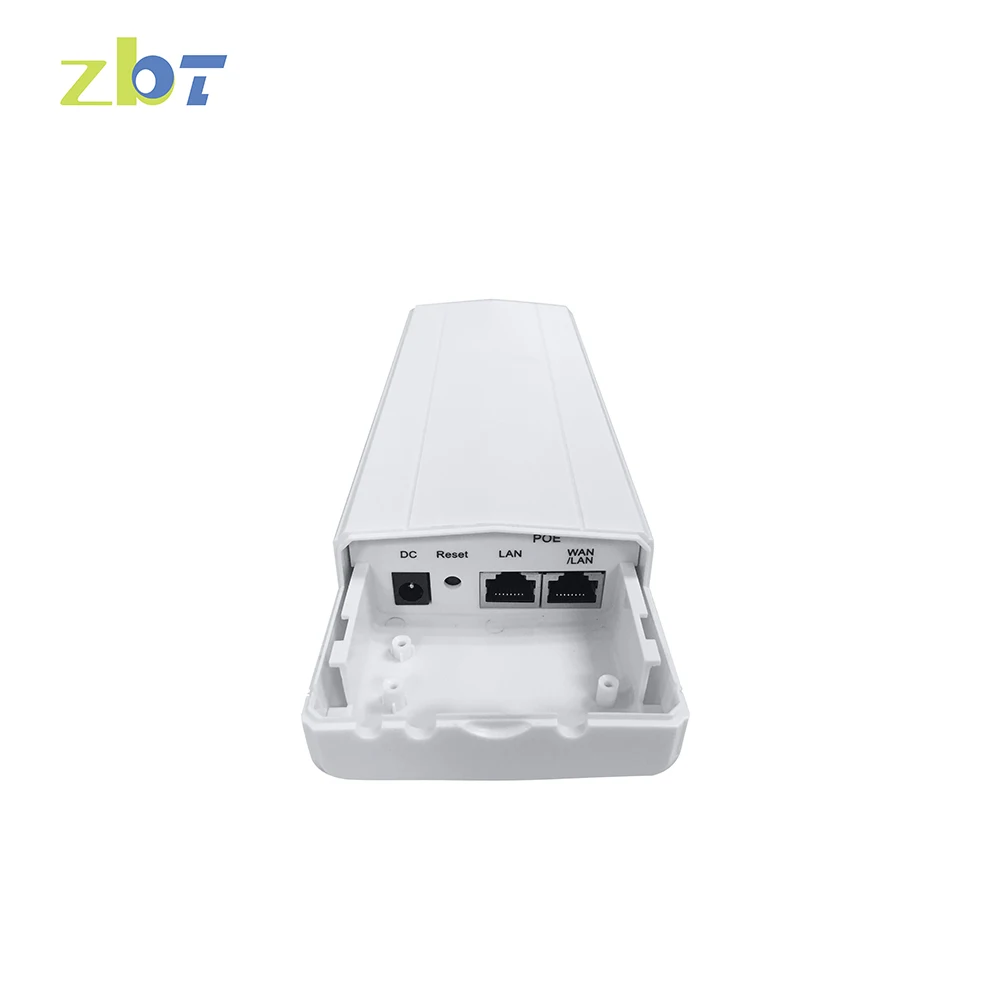 

outdoor cpe outdoor ap wifi range wireless bridge for point to point long distance data transmission, White