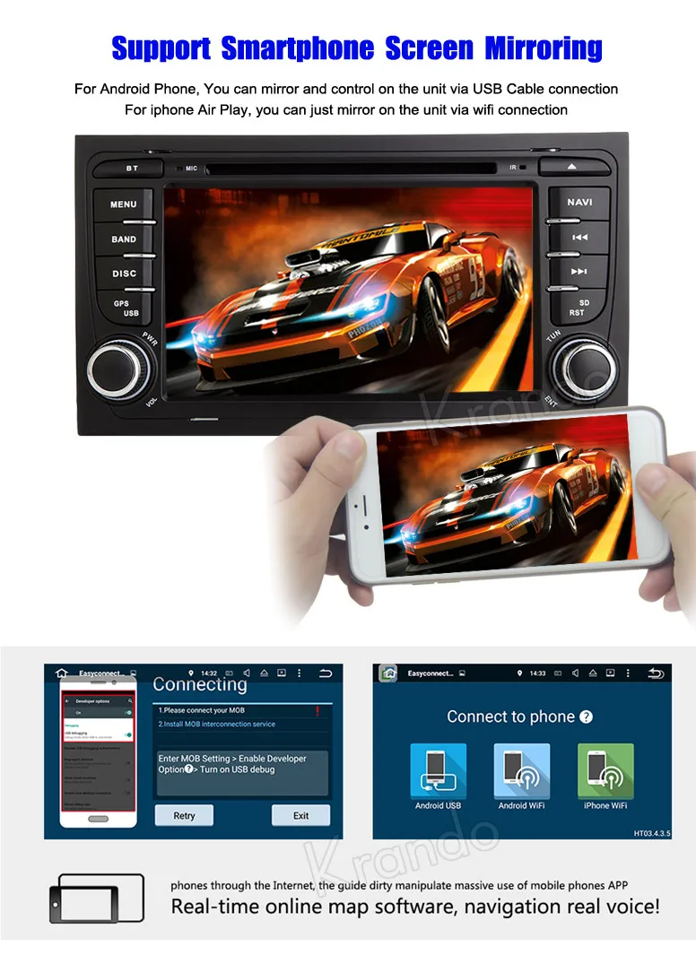 for audi a4 radio gps