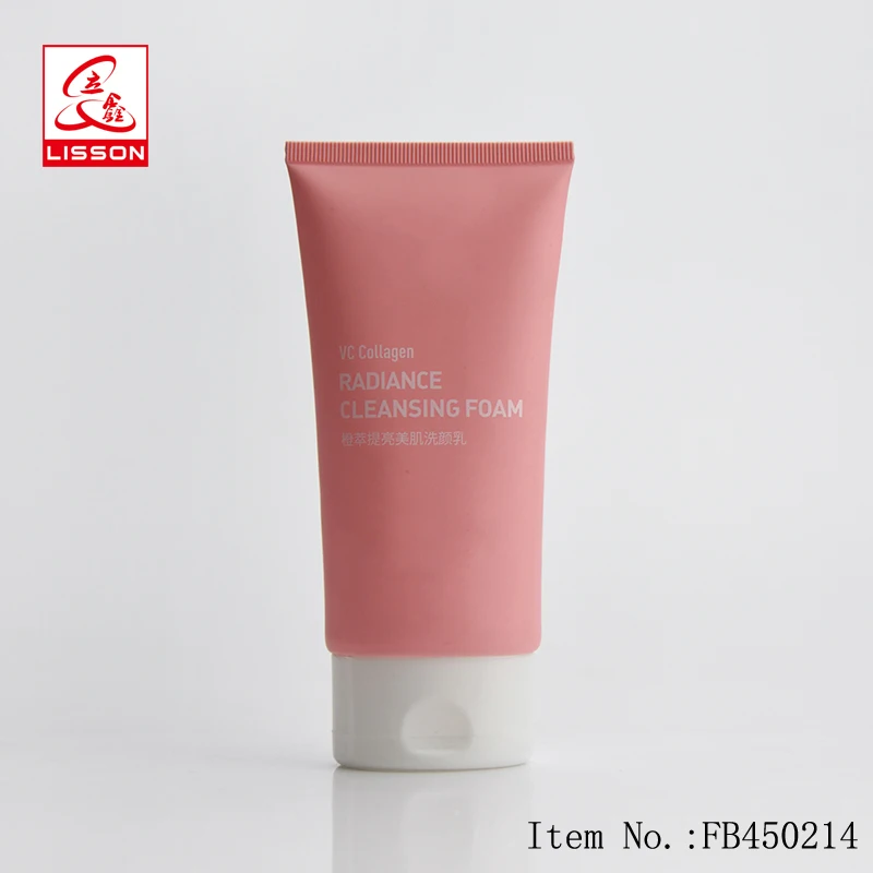 Beauty Design Cosmetic Packaging Tube 50ml Pink With Filp Top Cap