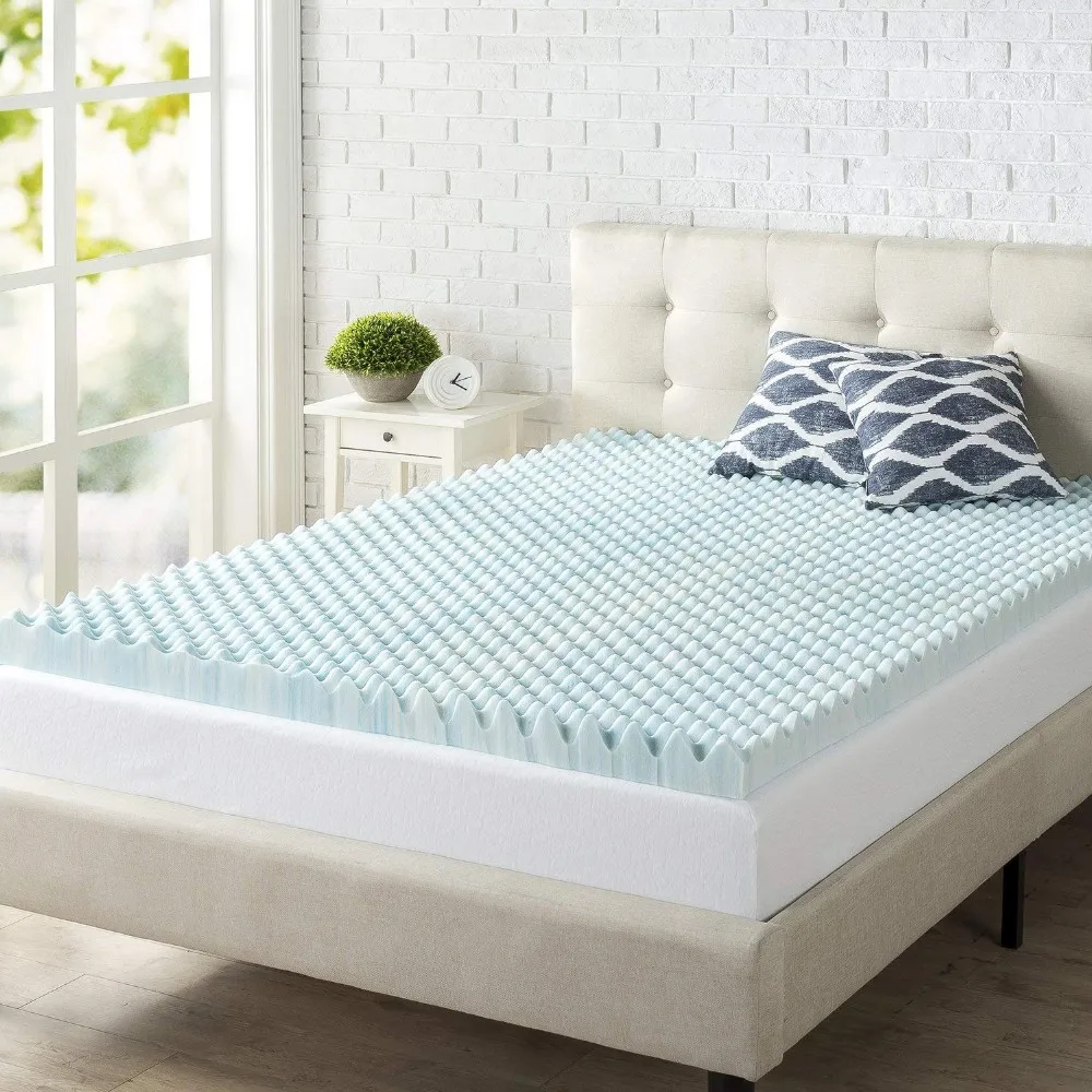 Comfort Egg Crate Gel Infused Memory Foam Mattress Topper - Buy ...