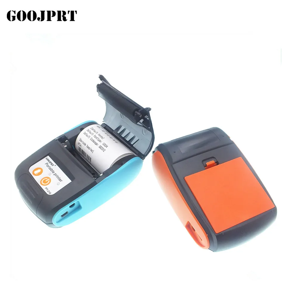 

Orange color handheld 2 inch portable mini printer bluetooth 58mm