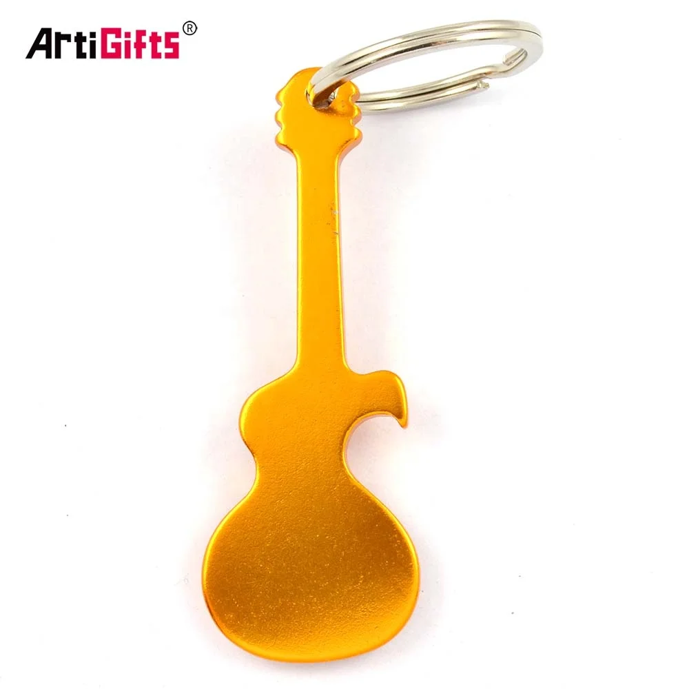 Multifunction Key Chain Customized Fancy Guitar Bottle Opener Key Ring