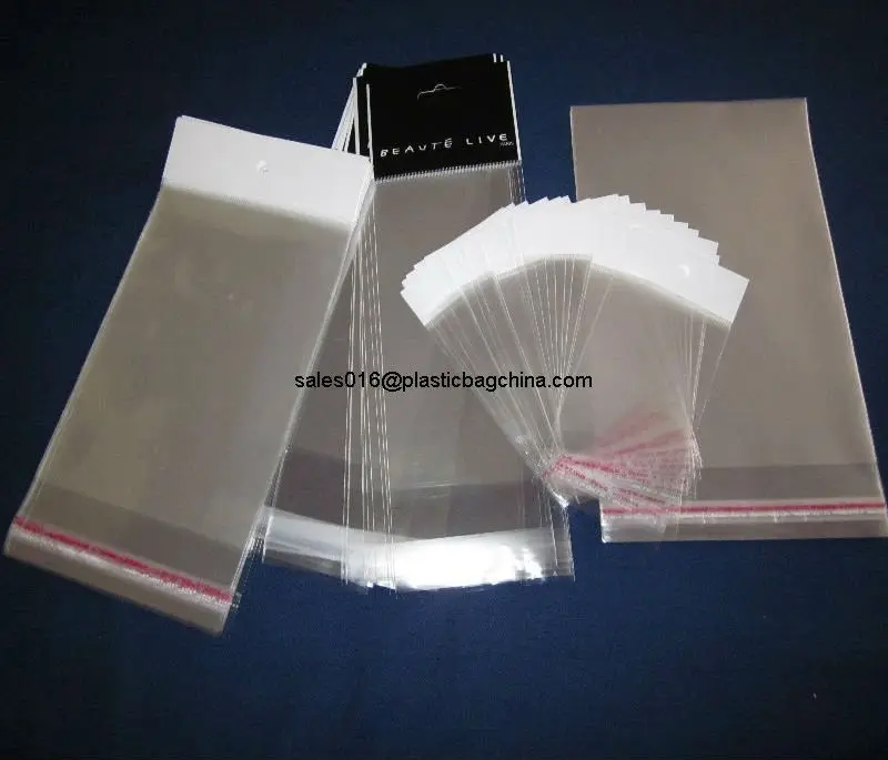 custom printed self adhesive cellophane bags