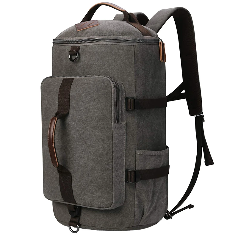 

Multi Functional Outdoor Traveling Duffle Backpack Bag Carry On Luggage Bag, Grey or customized