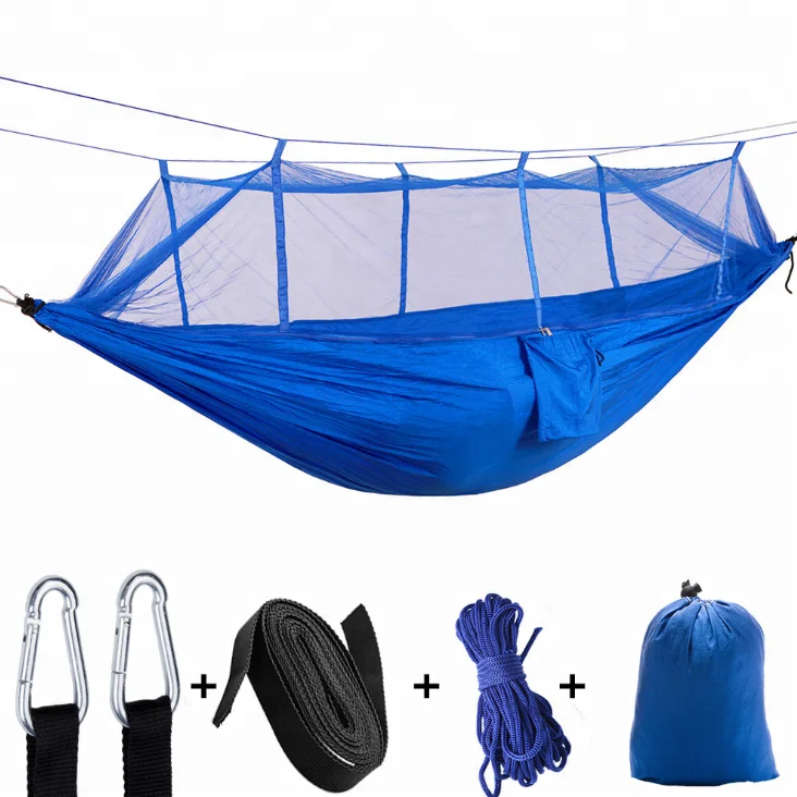 

Outdoor mosquito net nylon portable camping hammock for some relax