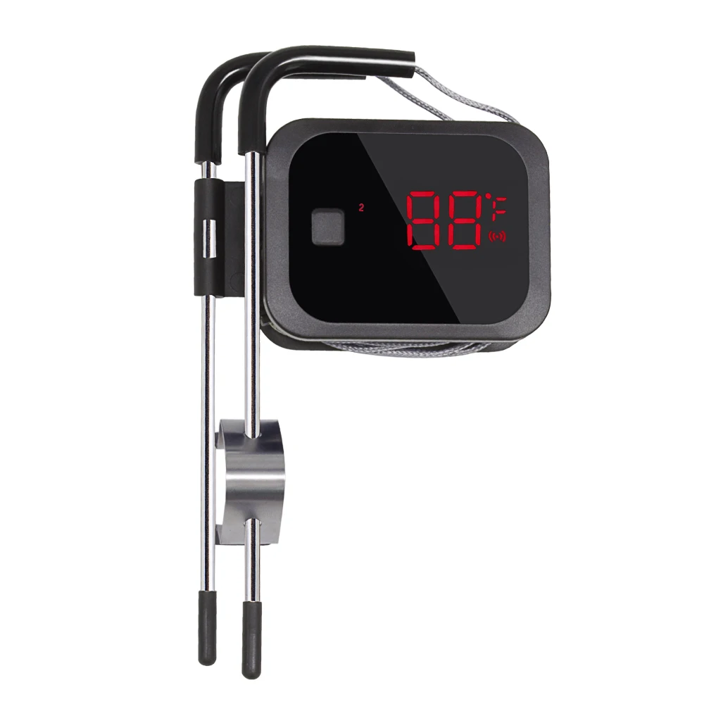 

Inkbird digital oven meat bbq thermometer IBT-2X Free Shipping, Black