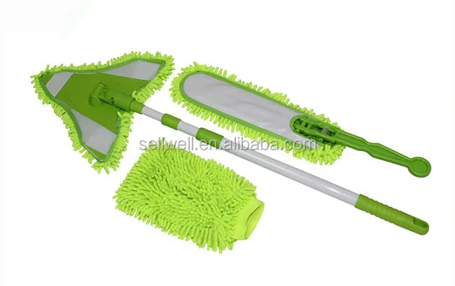Folding Window Cleaning Mop Microfiber Triangle Dust Mops For Tile