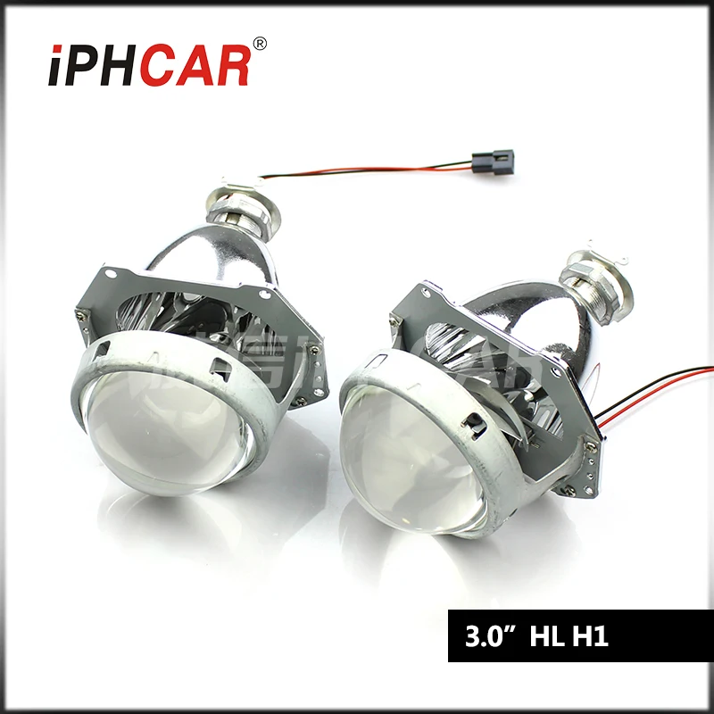 
Iphcar metal 3 inch Bi-xenon Projector Lens universal for Retrofit Car Headlamp Use H1 HID Xenon Lamp 