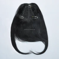 

Remy Fring/bang 100% Human Hair Extensions #01, USA Stock 3-5 days USPS Shipping