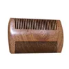 Vintage Sandalwood Comb Gold Wire Sandalwood Bar Comb Handmade Beard&Hair Combs for Women Natural Beautiful Wood Tooth