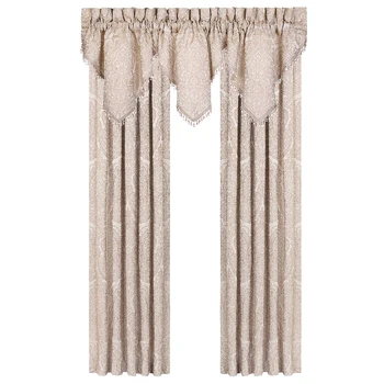 Lowes Hotel Room Dividers Jacquard Curtain Valance With Beaded Fringe Buy Wholesale Hotel Room Divider Jacquard Curtain Valance Product On