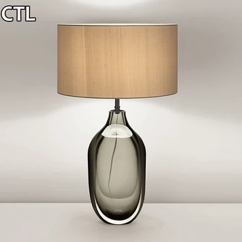 American Simple Crystal Table Lamp Custom Glass Table Lamp For