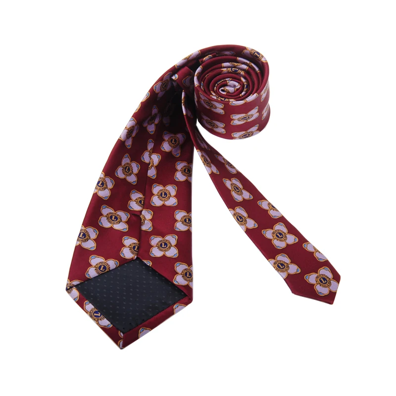 
Custom men tie 100% silk necktie in purple 