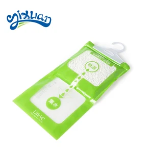 Image of damp removal hanging bag for moisture absorber