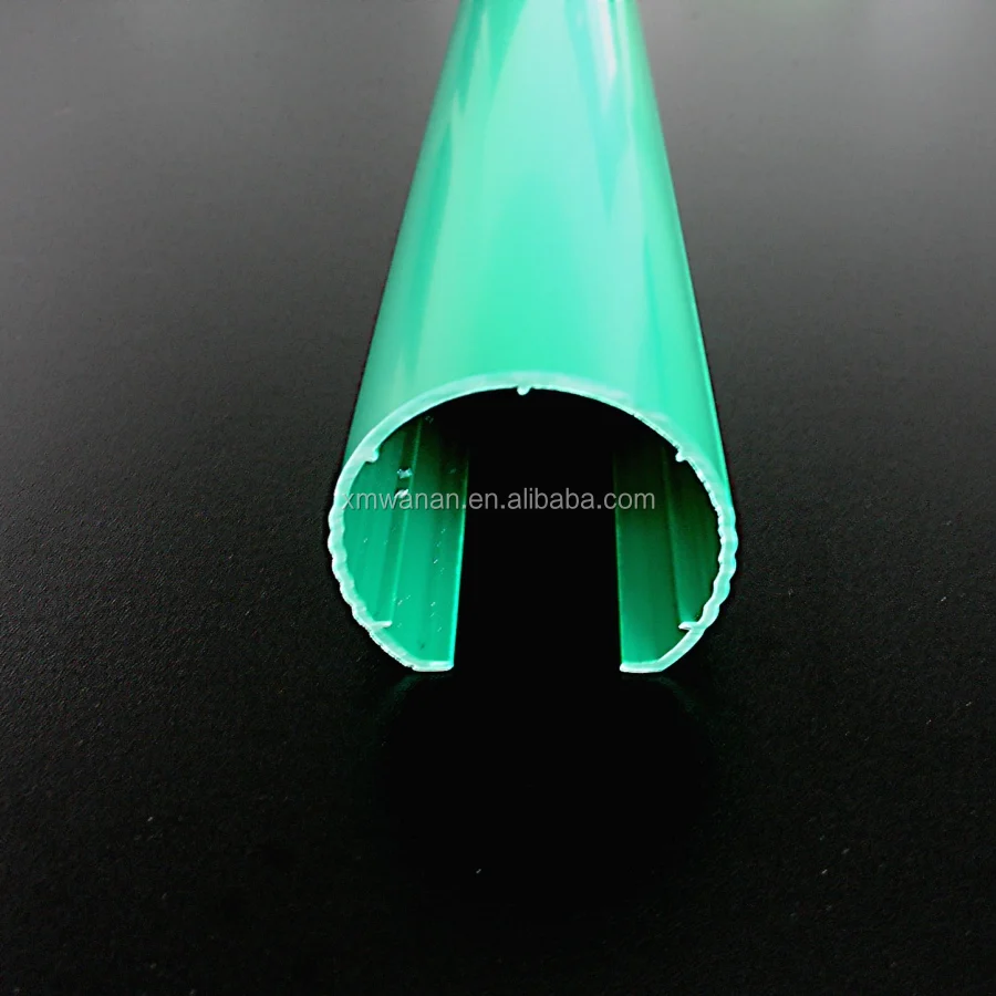 58 Mm Half Circle Plastic Extruding Green Color Pvc Pipe Cover Buy