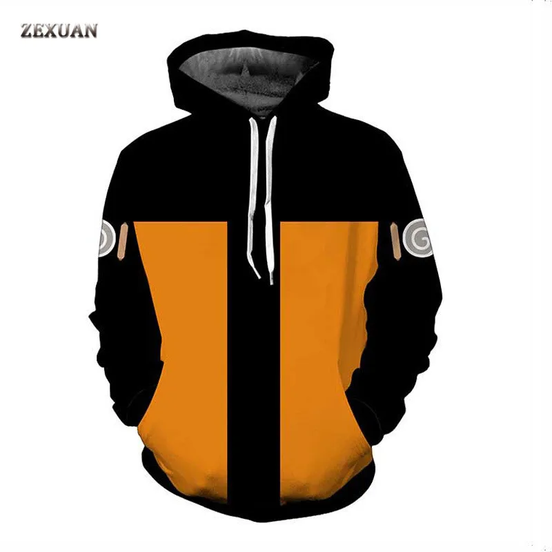 

Naruto cosplay sweatshirts for men 100% cotton hoodie