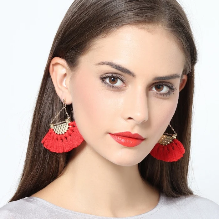 

Fashion Designs New Model Bohemia Wholesale Tassel Earrings