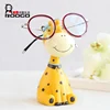 ROOGO resin handmade cartoon Giraffe and zebra figurine indoor decor eyeglasses frame holder for furnishing article