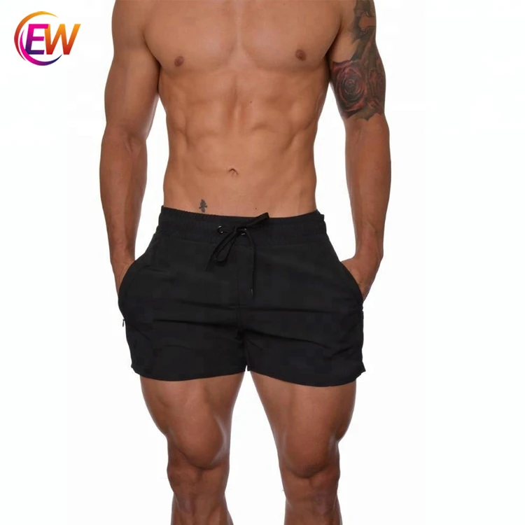 Wholesale Bustom Logo Black Male Gym Wear Shorts - Buy Running Shorts ...